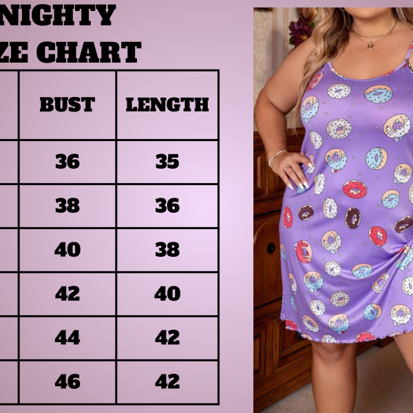 Lavender Purple Donut Print Sleeveless Spagetti Strap Mini Dress
