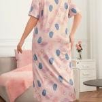Blush Petal Dream Women Long Nighty