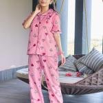 Blush Spark Pink Plus Size Pajama Sets