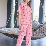 Blush Spark Pink Plus Size Pajama Sets