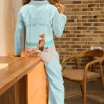 Mint Calm Solid Color Camisole Pyjamas