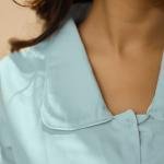 Mint Calm Solid Color Camisole Pyjamas