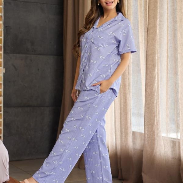 Lavender Cloud Printed Cami Pyjamas