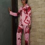 Rose Blush Monogram Pyjamas