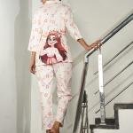 Peach Cream Bunny Pajama