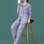 Sweet Dreams Graphic Print Cotton Pyjama Set for Ladies